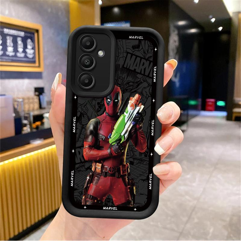 Marvel Deadpool Phone Case for Samsung Galaxy A15 A25 A35 A55 A51 A71 A72 A73 A52 A52s A53 A54 Soft 4G 5G Soft Cover