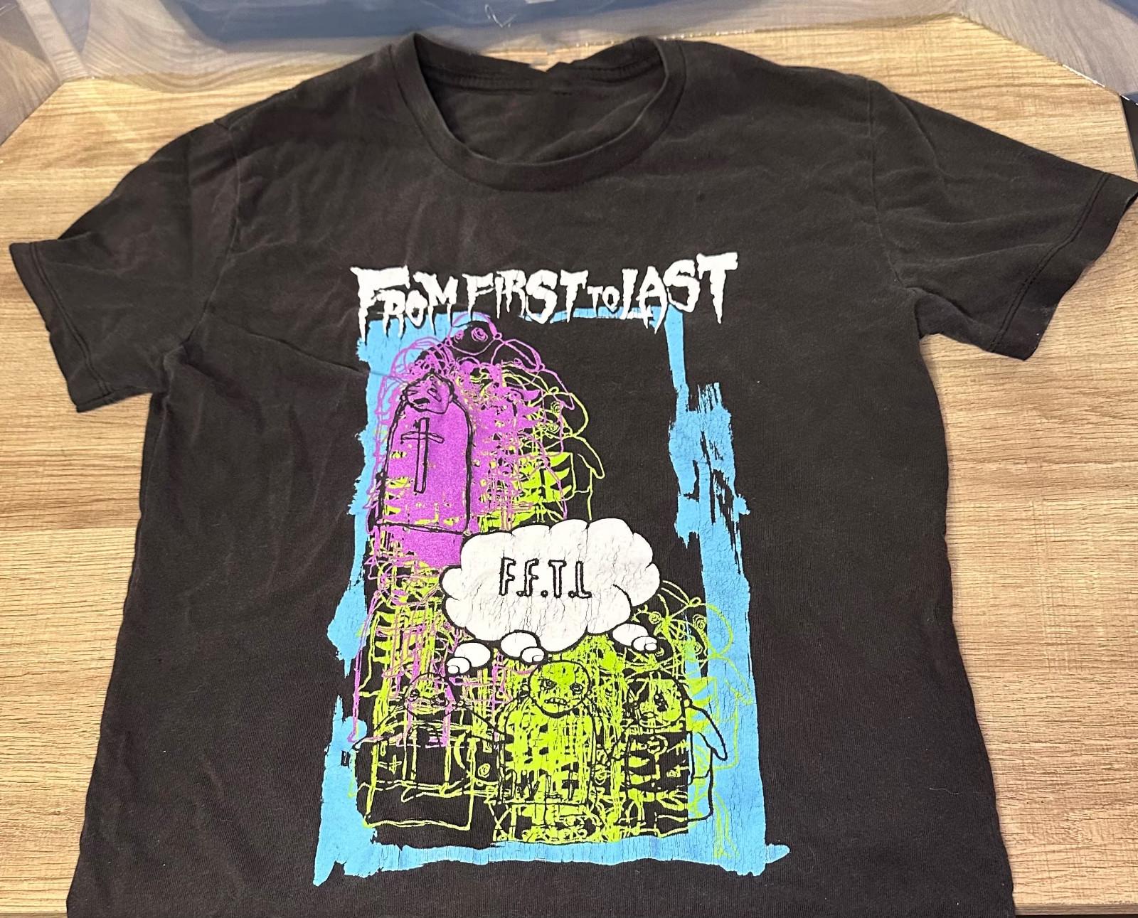 Vtg From First to Last Emo Punk Rock Band All Size Unisex Shirt CM087 S
