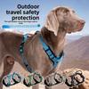Pet Harness With Reinforced Leather Back Support No Resist Durable For Active Dogs