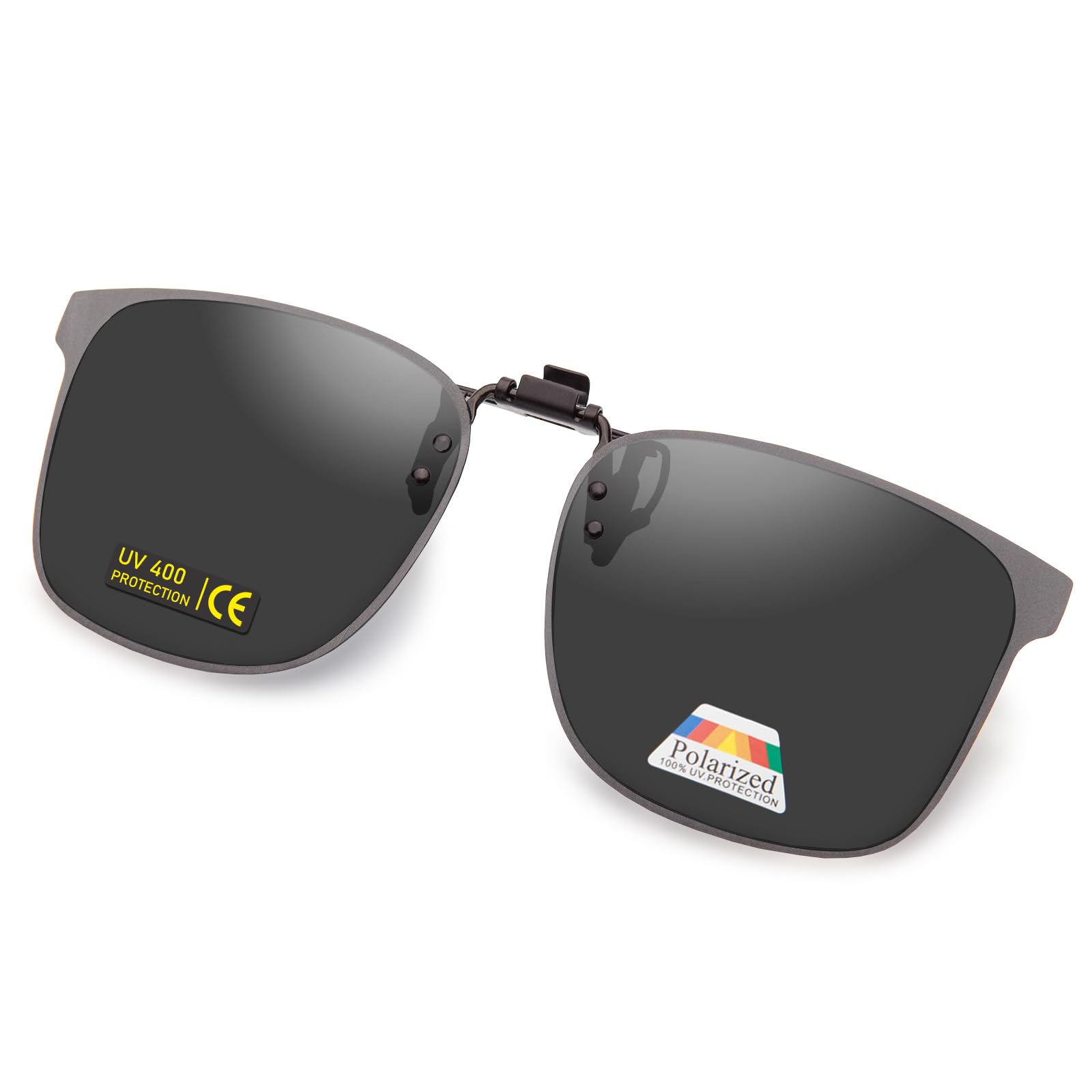 

sunglasses for wear over for popular for gray [JO] Flip-up men, polarized, clip-on, glasses, ultra-lightweight, UV400, women, wide, driving, fishing,