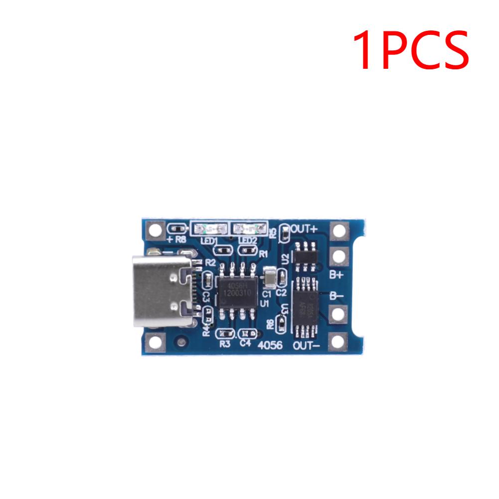 1-10pcs Type-c Micro / TYPE C 5V 1A 18650 TP405~ Lithium Battery Charger Module Charging Board With Protection Dual Functions 1A