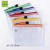 Lvwon Transparent Waterproof Mesh Zipper File Bags