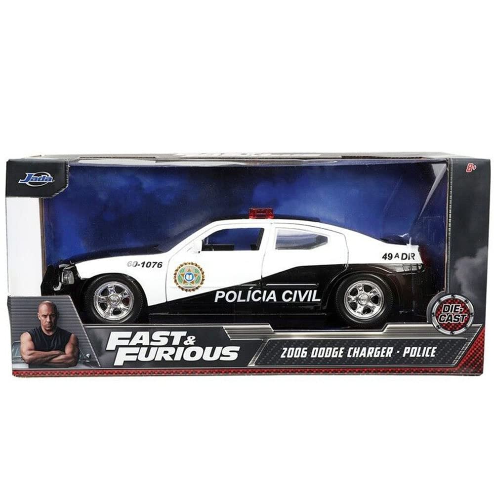 Jada Toys JADATOYS Fast and Furious Diecast Car 2006 DODGE CHARGER POLICE 124 [Item]