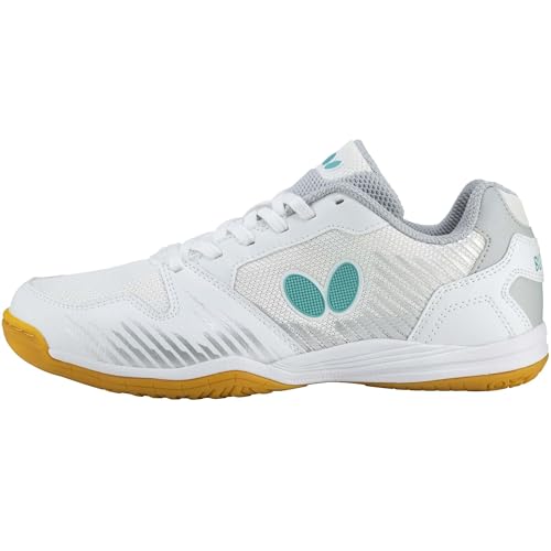[Butterfly] Butterfly Table Tennis Shoes Lezoline Virata Lightweight Wide Fit High Grip White 27.0 93700