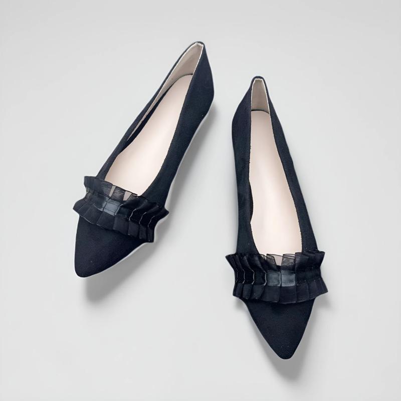 Fashion Flat Shoes for Women 2025 Spring and Autumn New Shallow Mouth Flat Bottomed Pointed Toe Large Sized Women's Shoes loafers women