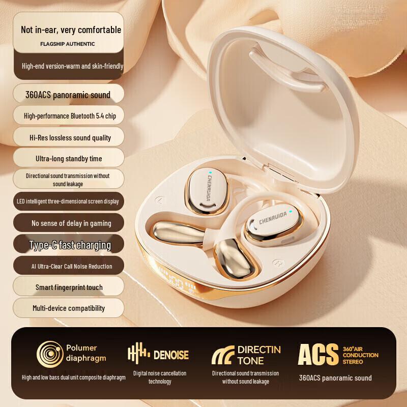 

ERXUNG Bluetooth Ear-Hook Sports Headset