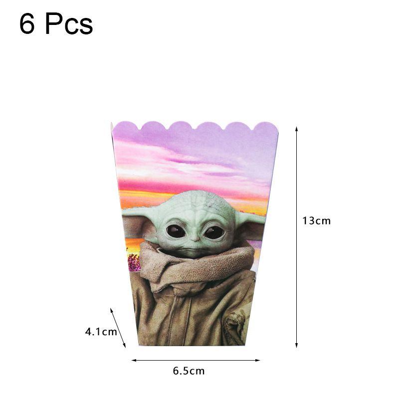 Decoración Suministro Fiesta Cumpleaños Tema Yoda Niños Con Platos Vasos Pancarta Globos**