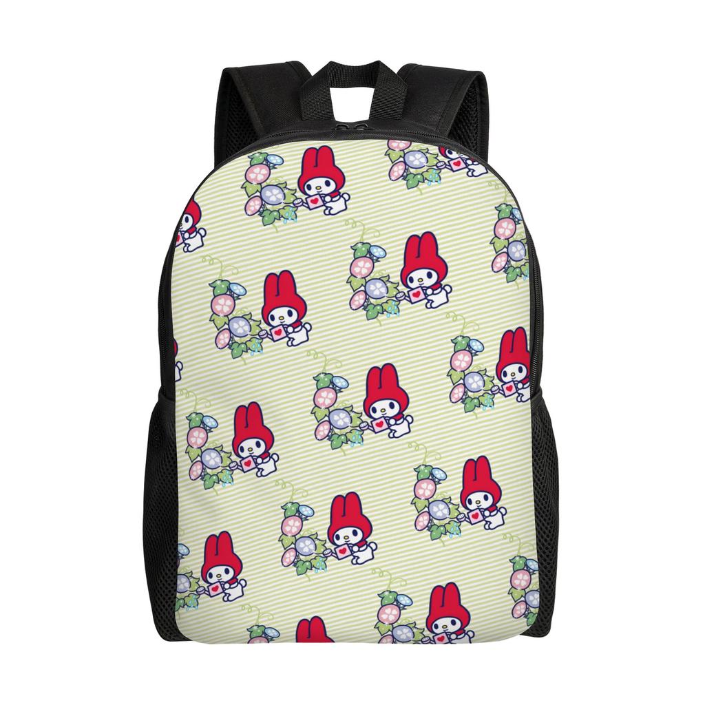 M-Melodies Backpack for Men Women School College Student Bookbag Fits 15 Inch Laptop Cute Rabbit Bags