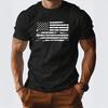 2024 New Men's Round Neck T Shirt Eagle Flag Printed T-Shirt Tops Summer Men's Sports Big Size Clothing Fitness Short Sleeve