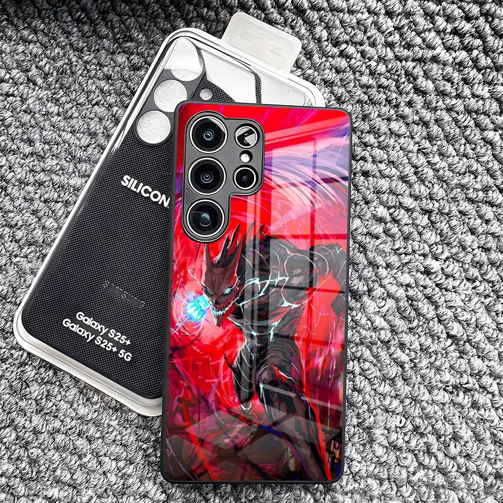 Hot New Anime Kaiju No. 8 Phone Case For Samsung S26 Ultra S25 Edge Ultra S23 S22 S21 S20 Ultra Plus S24 Fe A25 Glass Cover