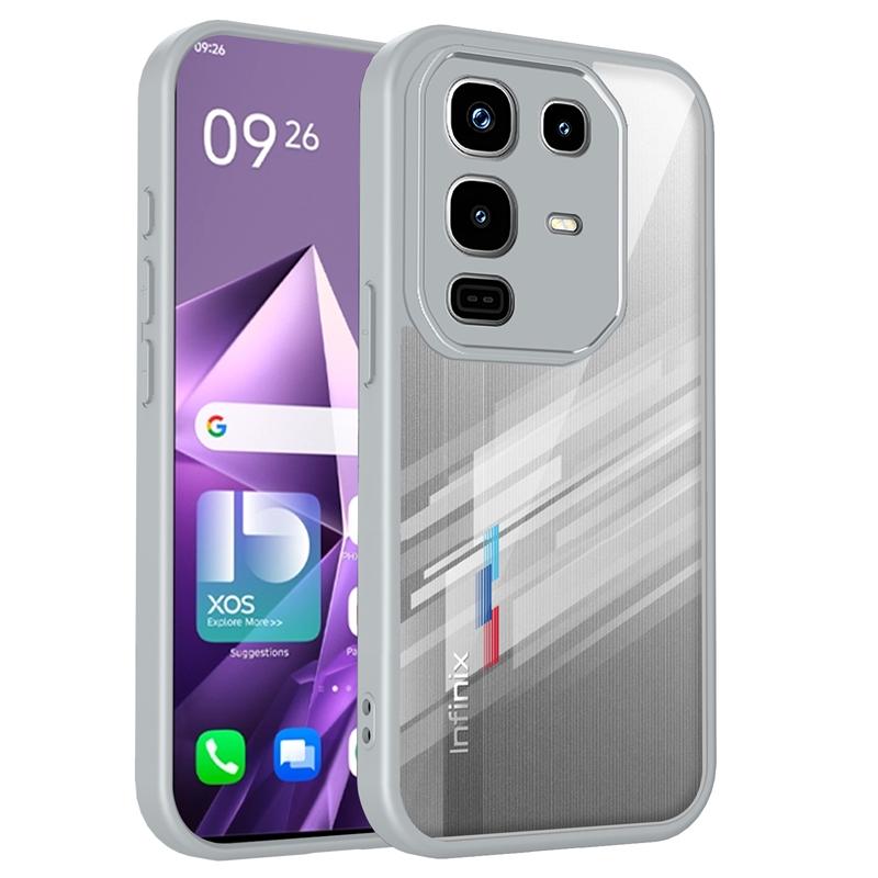 Transparent Silicone Case For Infinix Note 50 40 Pro Note50 note40 Pro Plus 40S 40X 50X 4G PC Back TPU Bumper Shockproof Cover