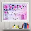 Rose Flowers and Real Clock 5D Full Diamond Painting Embroidery DIY Craft Home Decor Wall Painting Home Entertainment