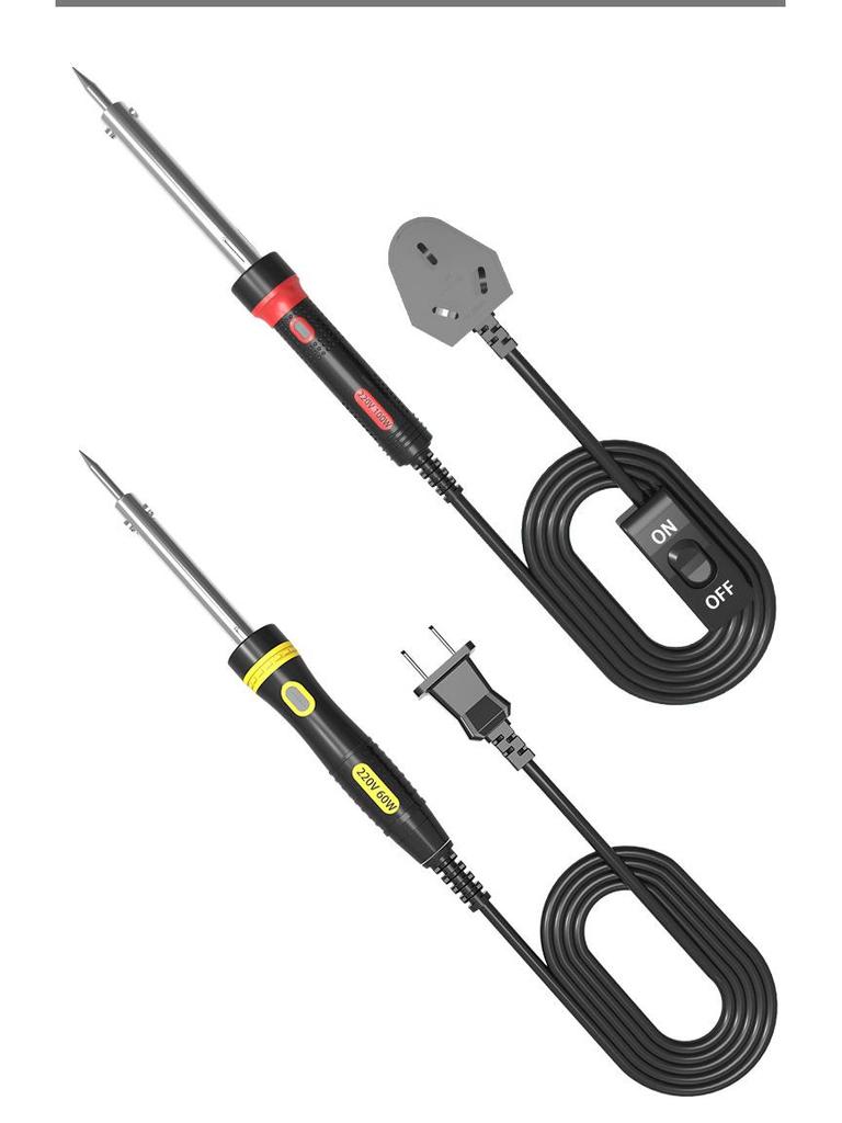 High-Power Industrial-Grade Electric Soldering Iron for Household and Professional Use - Constant Temperature, External Heating.