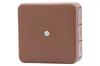 Hermetic Box H55- 85x85x37 IP55 12-outlet Brown ONNLINE