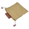 Fruit Picking Bag Waist Hanging Canvas Material PU Style Folded Save Space Belt Foraging BagKhaki