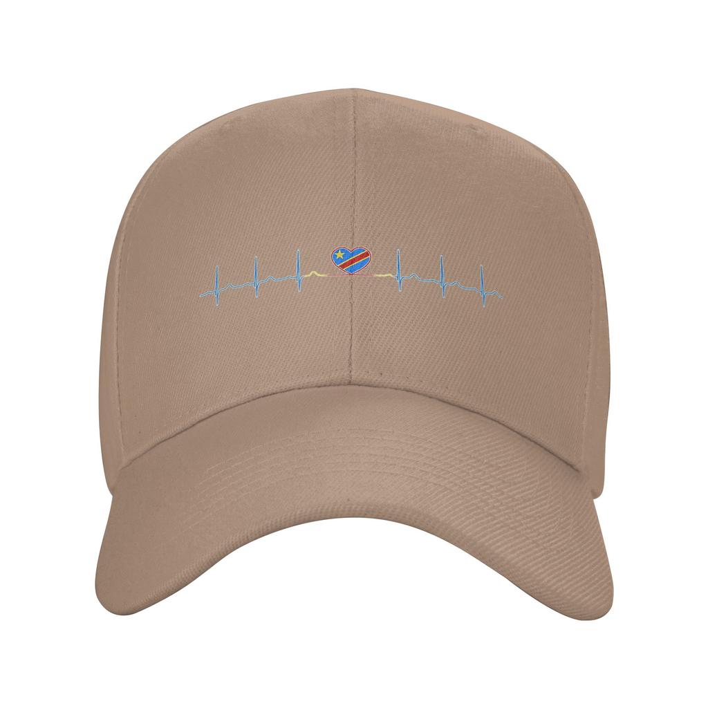 New Baseball Caps Heartbeat DR Congo Cape Verde Accessories For Unisex Trucker Cap Casual Sun Cap Gift