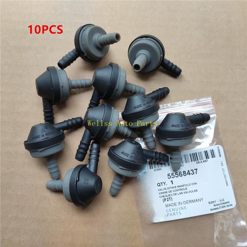 

10PCS 55568437 Auto Intake Manifold One-Way Check Valve For Chevrolet Cruze Opel Astra J ignia Mokka VW Passat 10PCS