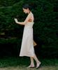 UNNOUT Cotton Suspender Dress - Ecru