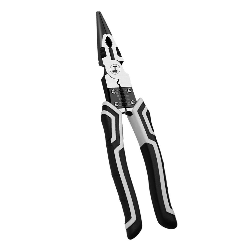 Multifunctional Wire Stripper Hand Tool Crimper Electrician Wire Plier Cutter for Winding Screwing Wire Cutting Crimping