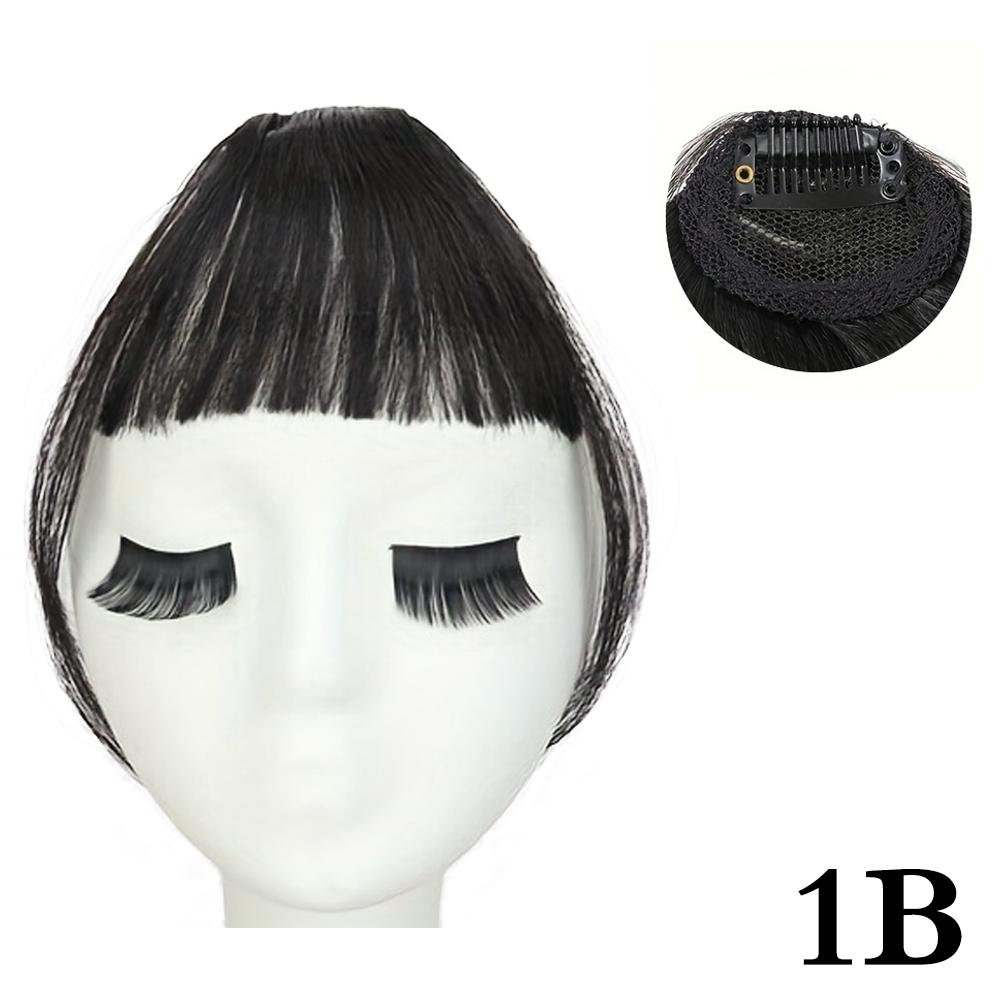 

Синтетические волосы LISI на заколке с воздушной челкой, наращивание парика с короткими прямыми волосами, натуральный парик для женщин, одежда для косплея 20cm