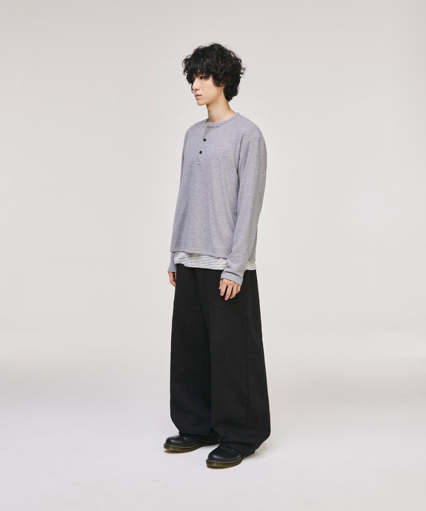 SIGNATURE Fatigue Curved Training Pants [Black]