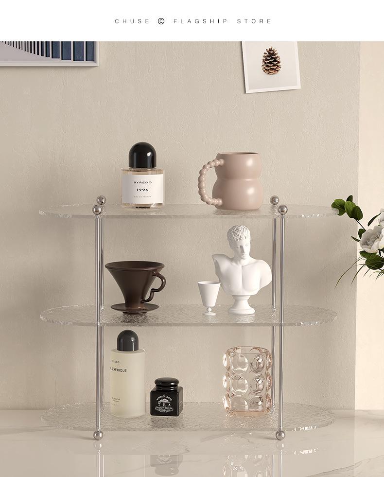 Nordic Acrylic Multi-Layer Desktop Storage Rack for Home Decor
