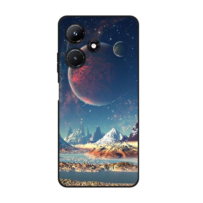 Infinix Hot 30 4G Phone Casing Silicone Cute Cartoon Back Cover Infinix Hot 30i 4G Case Soft TPU