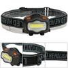 Mini Size LED Headlamp Waterproof Head Lamp Durable COB Headlight  Night Fishing