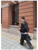 Korean Style Men's Contrast Lapel Leather Jacket - Autumn Short, Loose Fit with Padded Shoulders