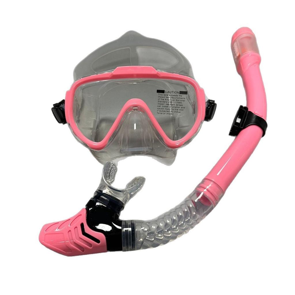 Dry Snorkel Set Window Snorkel Mask, Anti-Fog Scuba Diving Goggle and Snorkel, Adult Snorkeling Swim Mask with PC Lens