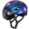 Odoland Bicycle Helmet with Magnetic High Impact Ultra Chin Sun Adjustable Size for City and Road Bikes Goggles, ASTM/CE/CPSC Certified, Rigidity,