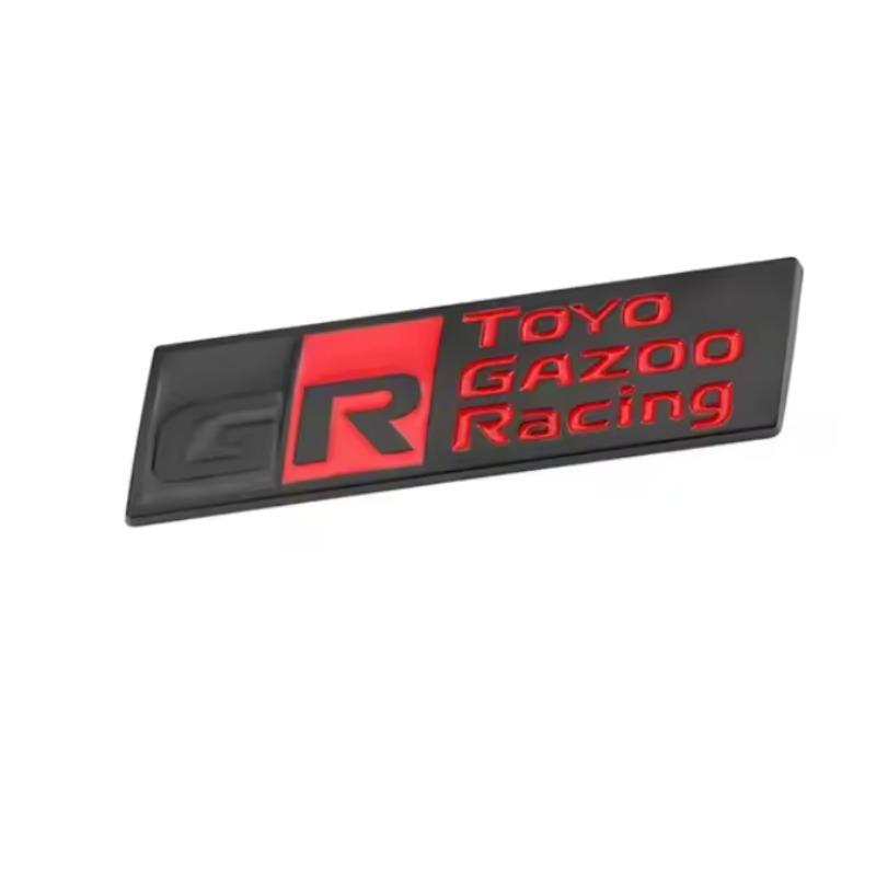 1Pc Car Front Grille Badge Car Fender Side Badge Rear Trunk Emblem Sticker Decal for AE86 GT86 Corolla  Alphard Avensis Prius Crown Yaris
