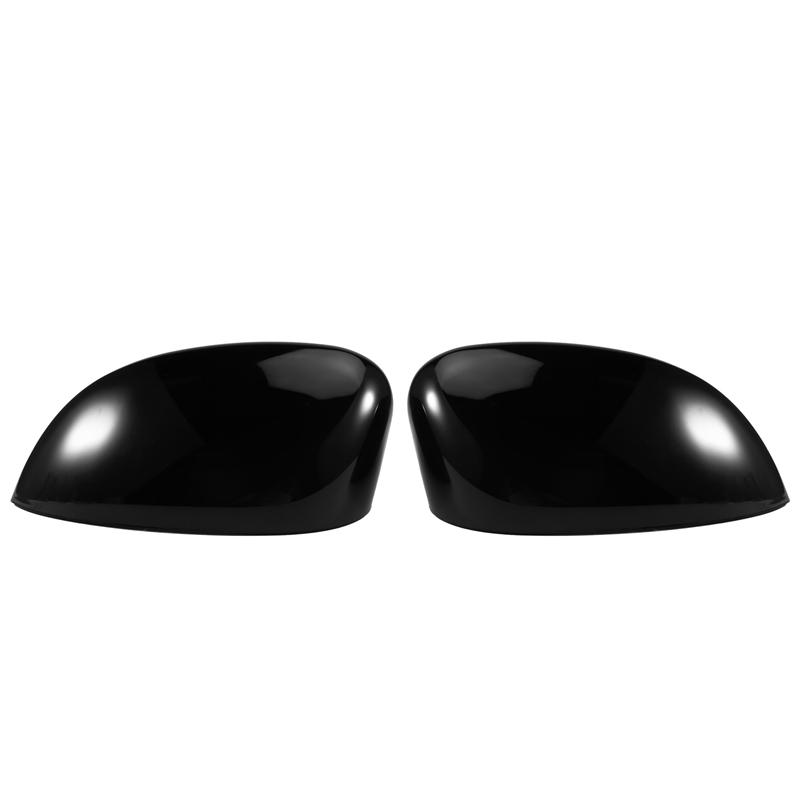ABLZ-Car Side Wing Mirror Cover Rearview Mirror Cover Side Mirror Cover 735452185 735452186 For Fiat 500 2007-