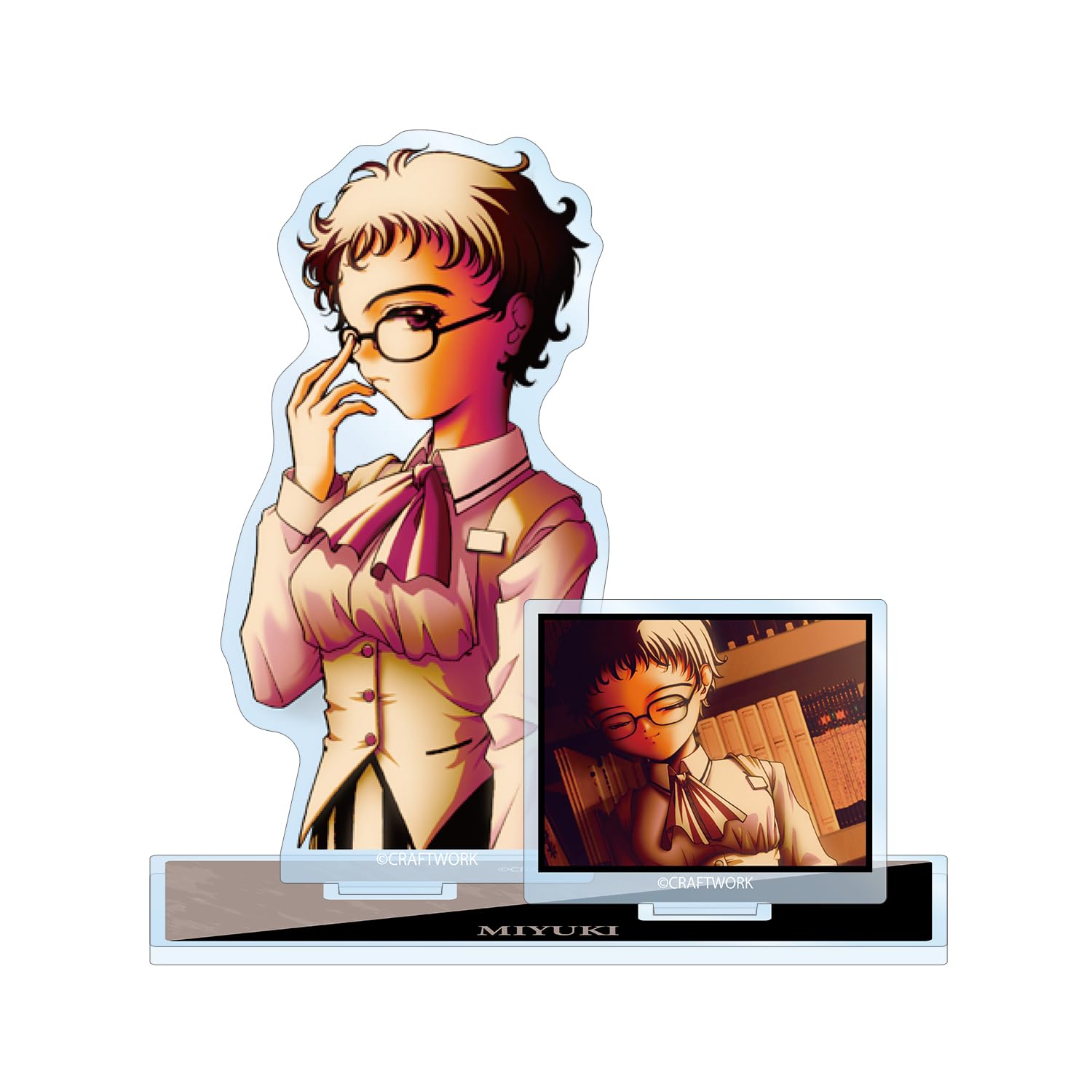 

Скажи мне прощай te dire Meguro Miyuki Большой акриловый стенд с деталями ~comment adieu~