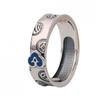 Adjustable Vintage Tibetan Palace Inspired Enamel Ring Men Women Boho Retro Statement Jewelry