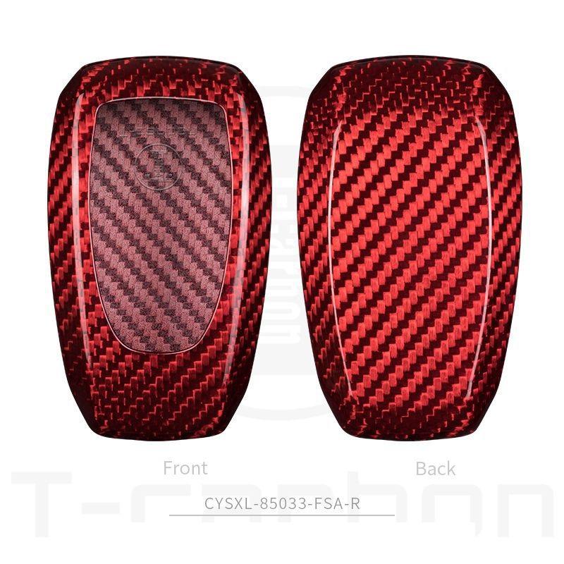 Kohlefaser Auto Schlüsselhülle Abdeckung Skin für Subaru Legacy Impreza Forester Xv Trezia Brz Wrx Levorg Outback Keyless Entry Schutz