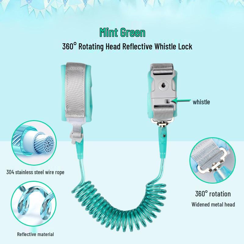 Children's Safety Anti-Lost Rope: Baby Stroller Attachment and Travel Bracelet