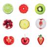 Refractive Color Acrylic Bookmark Funny Fruit Bookmark New Translucent Bookmark  Note Marker