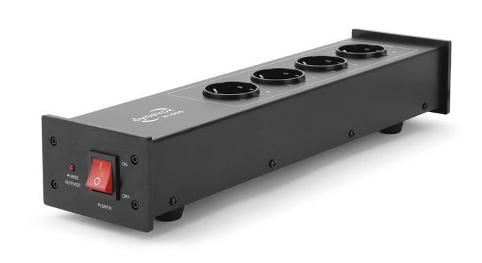 Multiprise - dynavox - x1000b - 4 prises filtrées - aluminium brossé - 10 a