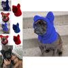 Cute Plush Solid Color Pet Hat For Dogs Versatile Fleece Hooded Accessory For Every Occasion