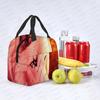 wolf angry animal  Portable Aluminum Foil Thickened Insulated Office Lunch Bag Waterproof Lunchs Bags Tote Bags
