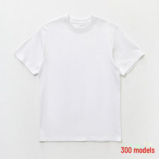 

Футболка унисекс из плотного хлопка плотностью 300 г/м² с коротким рукавом - без деформации, однотонная XXL (Fits 165-195 pounds)