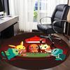 1pc Pokemon Characters Party Office Round Area Rug, Under Office Chairs Bedroom Living Room Home Decor  A1022275