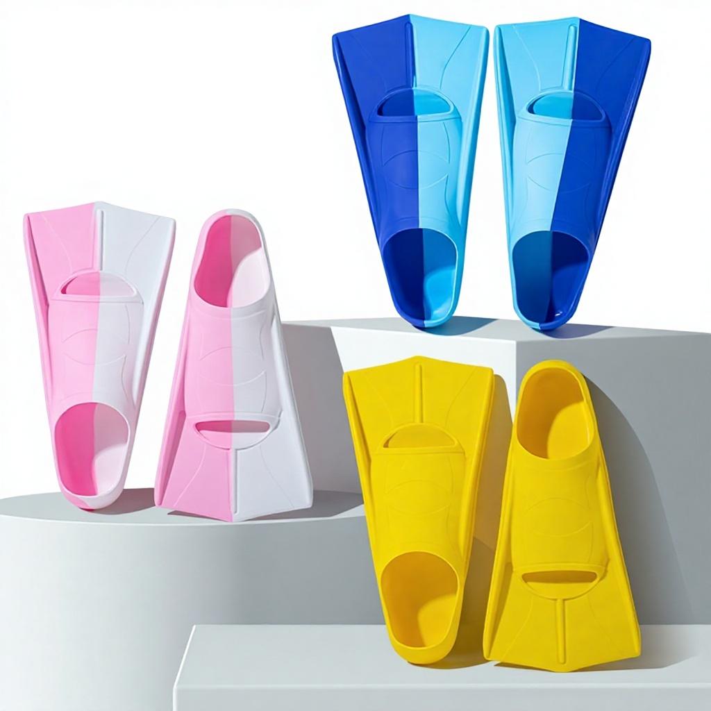 Oem Professional Silicone Swimming Flippers Shoes For Children Adults Zhejiang Origin Training Diving Equipment