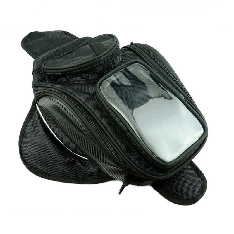 Stylish Waterproof Black Motor Tank Bag Magnetic Motorcycle Bag For Oil Fuel Tank