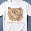 Bad Day To Be A Hot Dog America Shirt , America Shirt, HotDog Shirt, Patriotic Shirt, HotDog Shirt, Memorial Day Gift, Bad Day, Hot Dog Tee