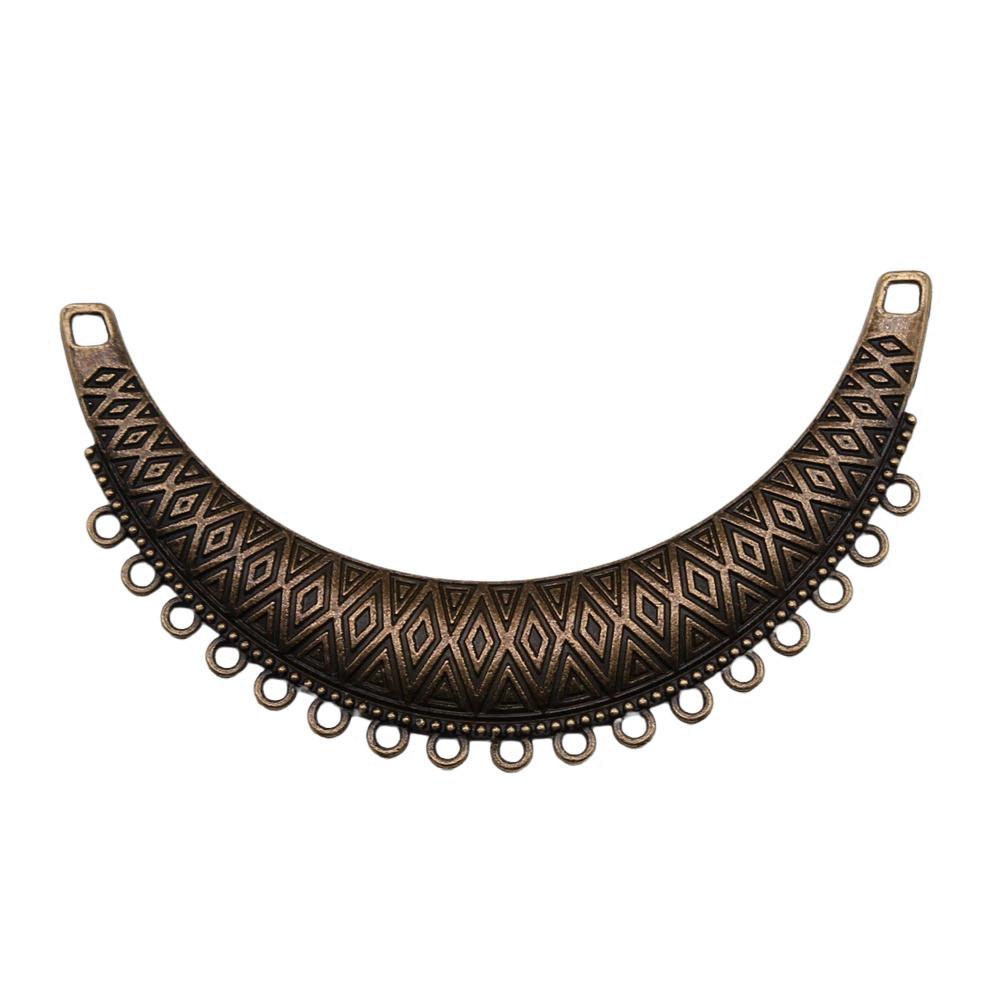 Accessories Parts Curved Necklace Connector Minimalist Jewelry Components QA013