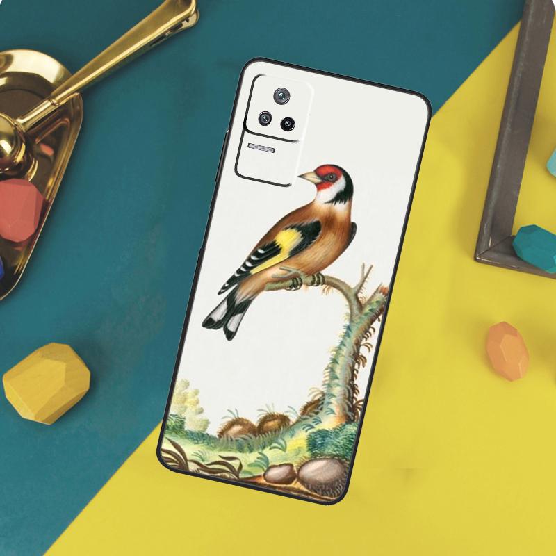 European Goldfinch Case For Xiaomi 13 14 15 Ultra 11T 12T 13T 14T Pro POCO X7 Pro X3 X5 X6 F5 F6 M6 Pro Funda