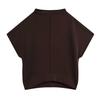 Womens/Ladies Plain Boxy Sleeveless T-Shirt