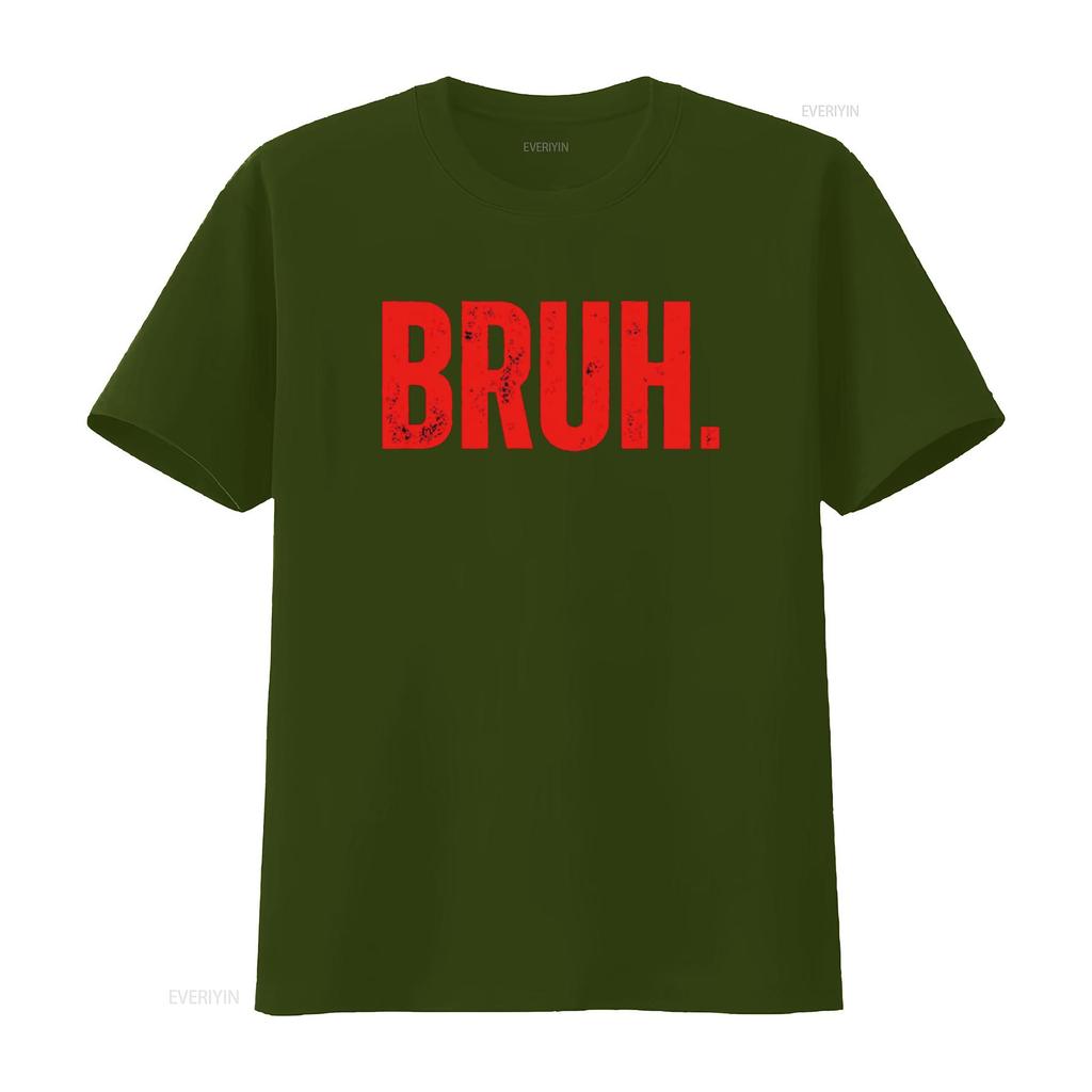 bruh shirt boys funny T for Brothers Shirtns Men vintage Washed designer clothes fashion Top For Everyday Wear Unisex
